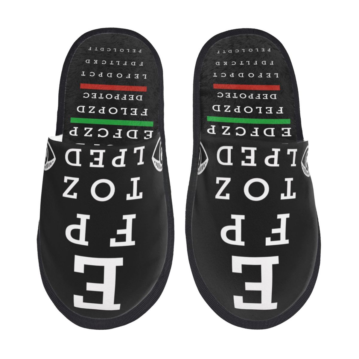 Women Shoes Chart Size - Zabawne kapcie damskie z pianki memory