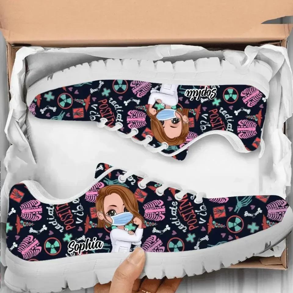 Women'S Shoes Nursing - Damskie sneakersy radiologiczne, odporne na ścieranie,