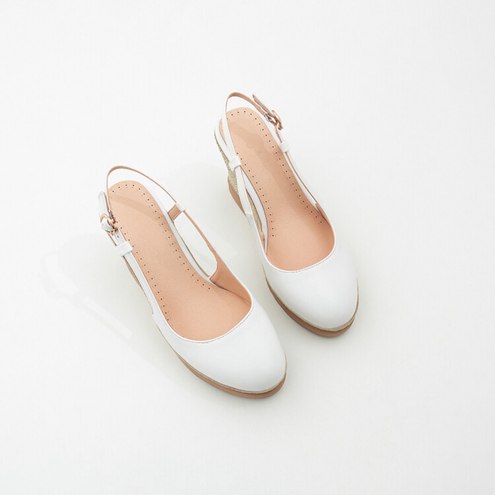 Espadrille Wedge Shoes - Damskie sandały na koturnie z paskami