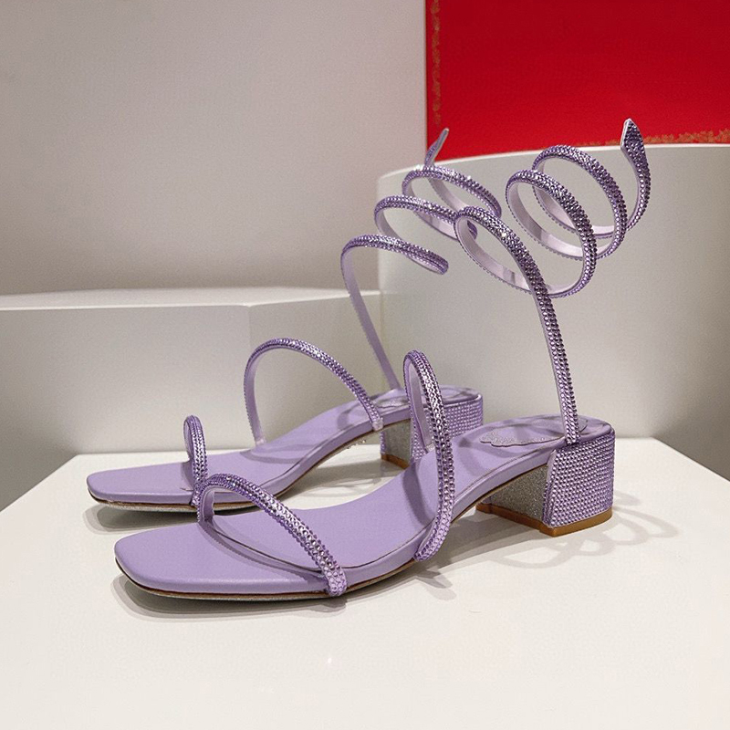 Gladiator Sandal Women - Sandały damskie na masywnym obcasie z