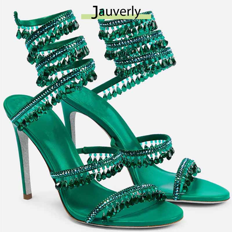 Gladiator Sandal Women - Damskie sandały na wysokim obcasie z