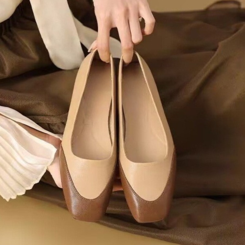 Women'S Shoes Non Slip - Kolorowe Blokowe Buty Plus Size Damskie