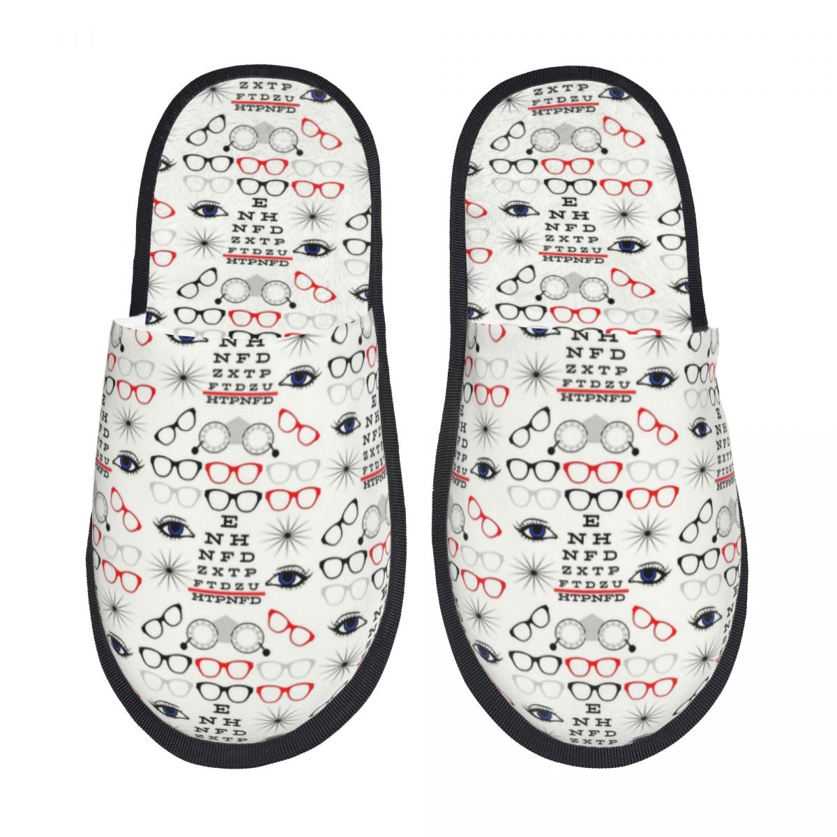 Women Shoes Chart Size - Zabawne Kapcie Domowe z Miękkiej Pianki