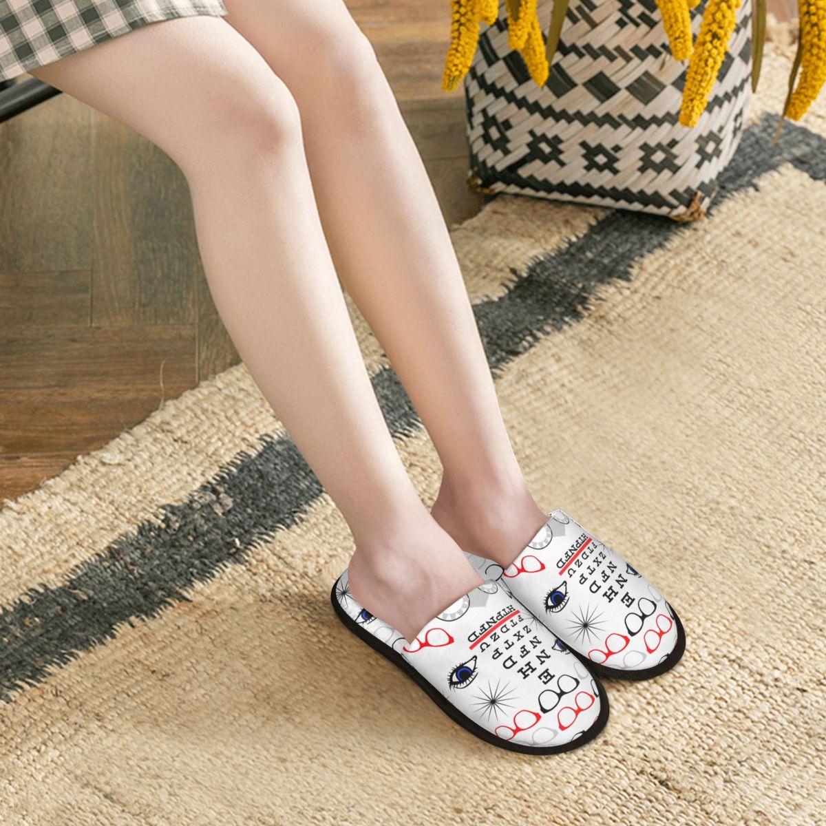 Damskie kapcie z własnym nadru – Women Shoes Chart Size recenzja i cena