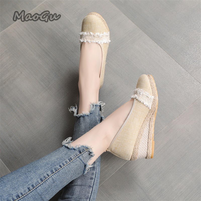 Damskie espadryle na koturnie, – Espadrille Wedge Shoes recenzja i cena
