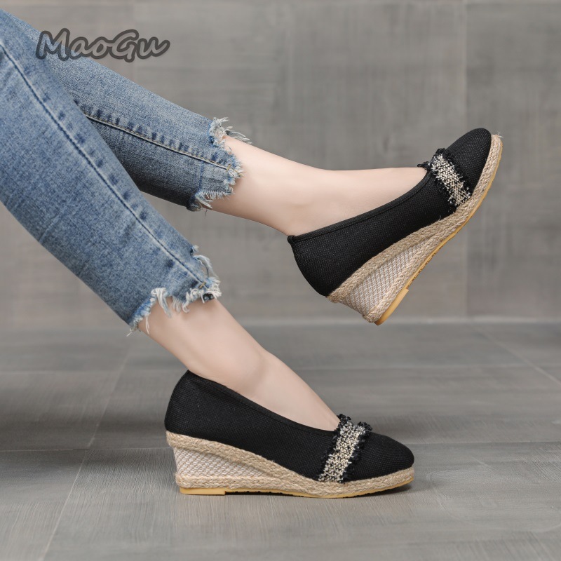 Damskie espadryle na koturnie, – Espadrille Wedge Shoes recenzja i cena
