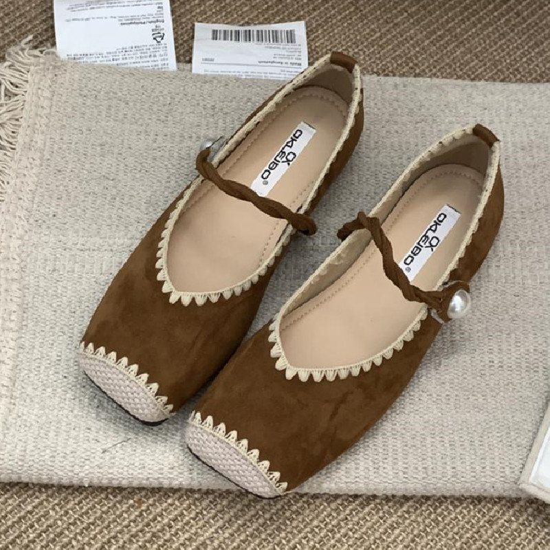 Retro Splicing Design Comfort  – Women Shoes Japanese Brand recenzja i cena