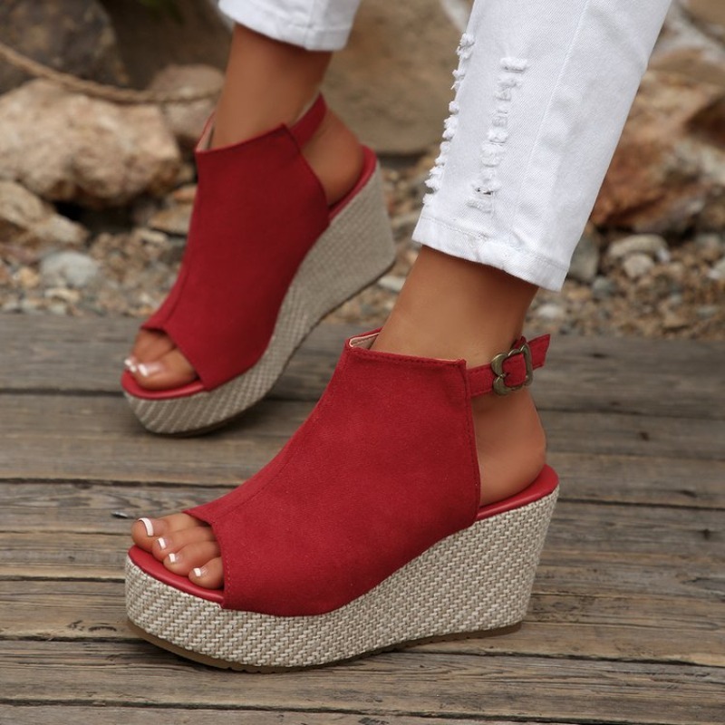 Damskie sandały letnie na kotu – Espadrille Wedge Shoes recenzja i cena