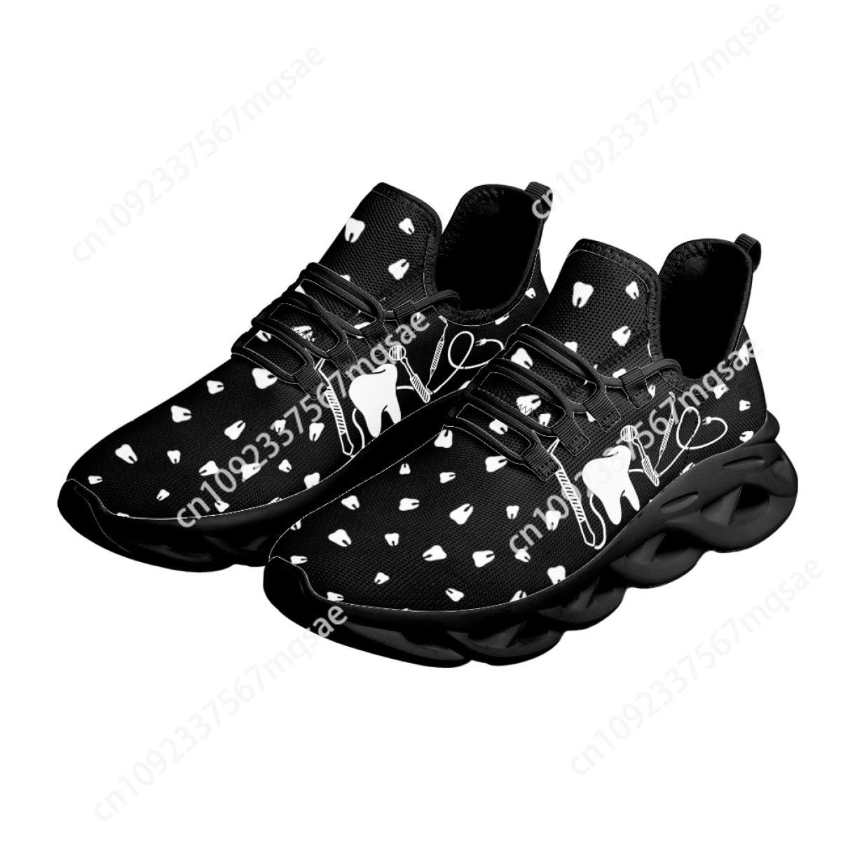 Czarno-białe zęby Instytucja m – Women'S Shoes Nursing recenzja i cena