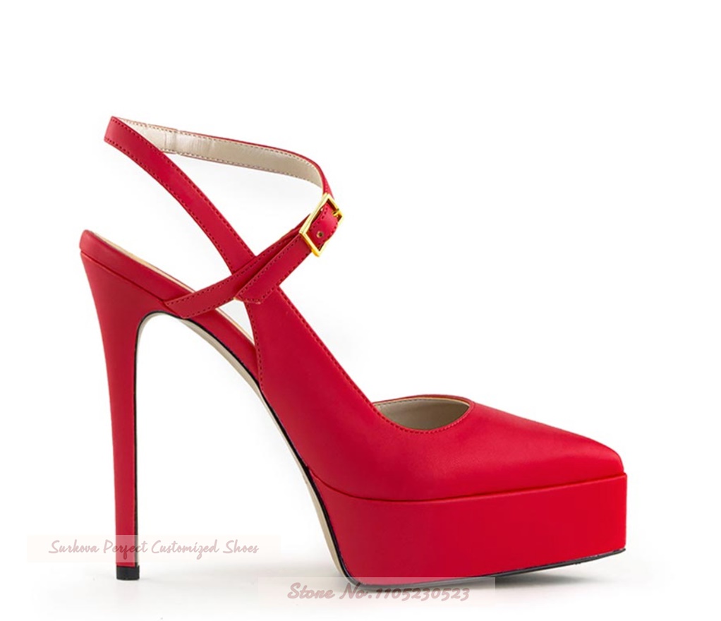 Szpilki w kolorze burgundowym, – Women'S Shoes Burgundy recenzja i cena