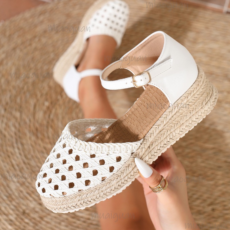 Damskie espadryle na koturnie  – Espadrille Wedge Shoes recenzja i cena