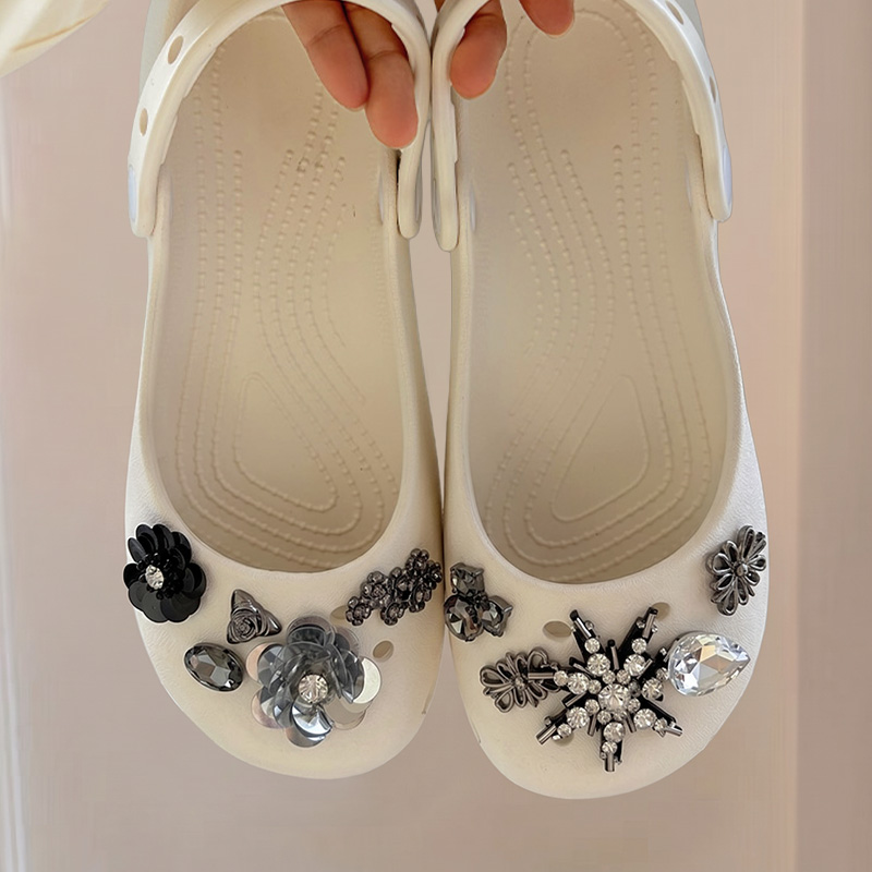 Kryształowe kwiatowe dekoracje – Women Shoes Japanese Brand recenzja i cena