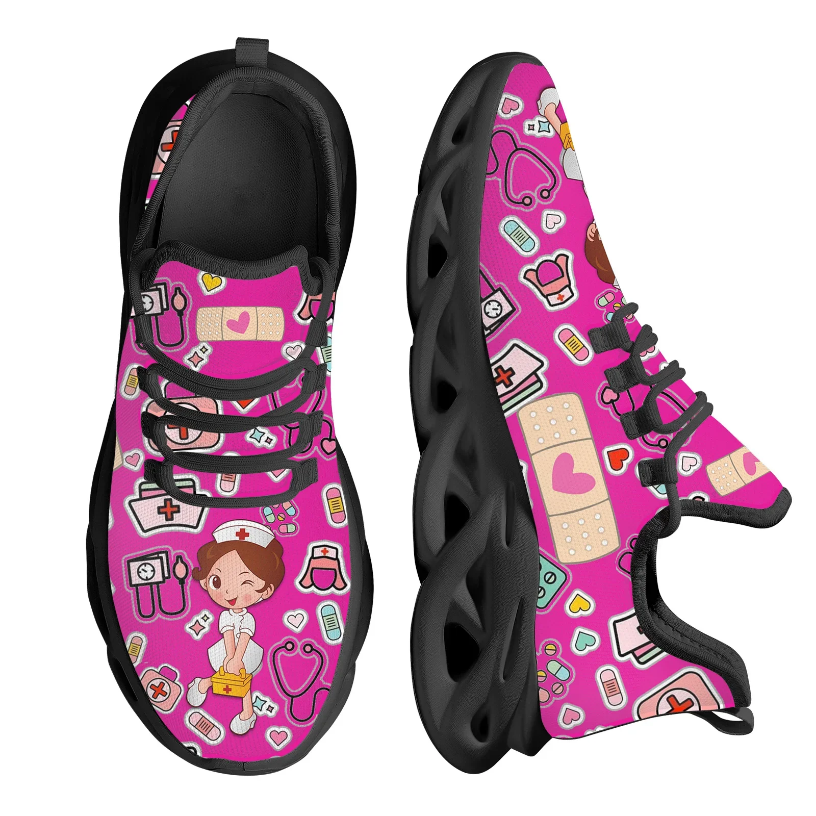 Wzorzyste sneakersy damskie w  – Women'S Shoes Nursing recenzja i cena