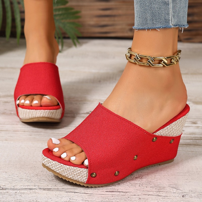 Nowe damskie klapki espadryle  – Espadrille Wedge Shoes recenzja i cena