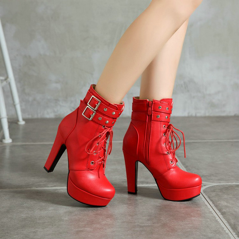 Zimowe ocieplane futrem żółto- – Women Shoes For Big Feet recenzja i cena