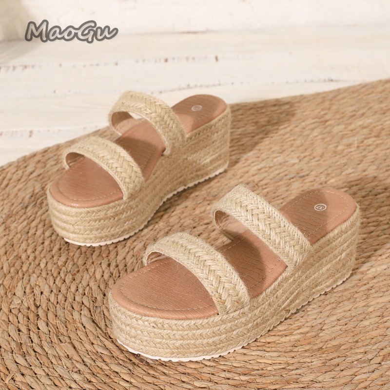 Espadryle na platformie, klapk – Espadrille Wedge Shoes recenzja i cena