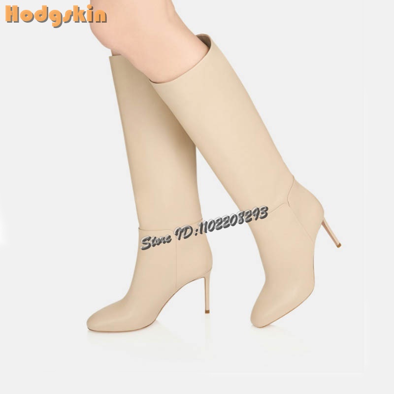 Burgundowe botki na szpilce z  – Women'S Shoes Burgundy recenzja i cena