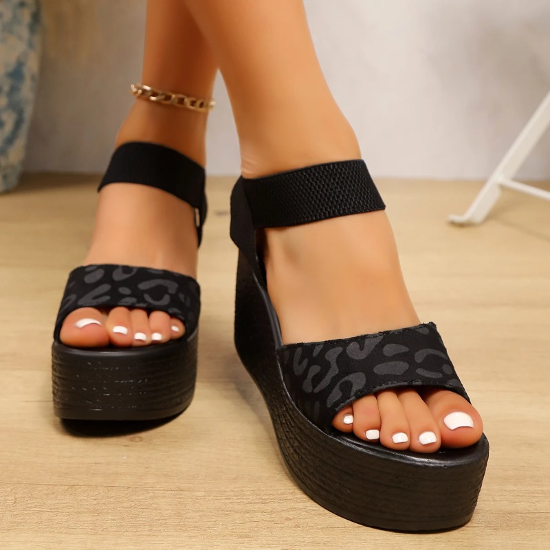 Sandały na platformie damskie, – Espadrille Wedge Shoes recenzja i cena