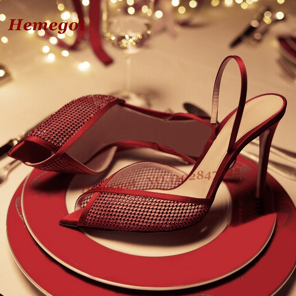 Damskie bordowe satynowe szpil – Women'S Shoes Burgundy recenzja i cena