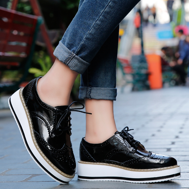 Damskie buty wsuwane skórzane  – Espadrille Wedge Shoes recenzja i cena